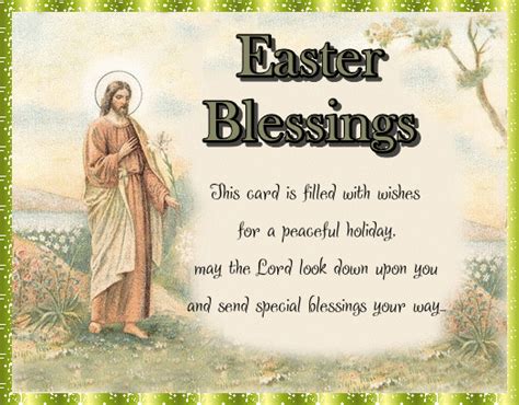 Easter Blessings To You Free Religious Ecards Greeting Cards 123