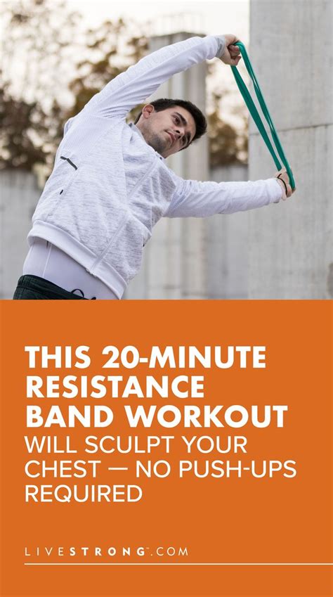 This Minute Resistance Band Workout Will Sculpt Your Chest No Push Ups Required