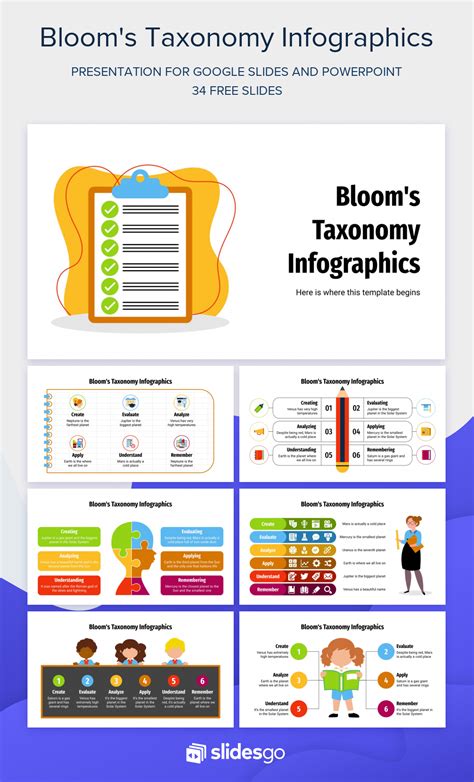 Blooms Taxonomy Infographics Powerpoint Slide Microsoft Powerpoint