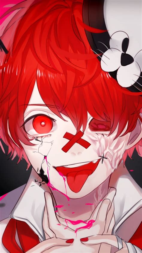 Download 1080x1920 Anime Boy Psycho Tongue Wallpapers For Iphone 8