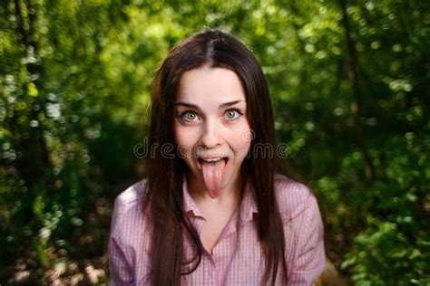 784 Silly Face Young Woman Tongue Stock Photos Free And Royalty Free