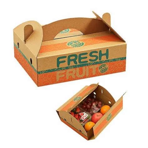 6 8 Kg Fruit Packaging Corrugated Box At Rs 22piece In Rajkot Id