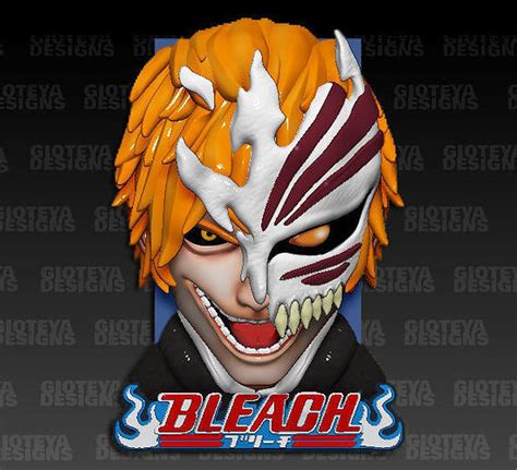 Bleach Ichigo Hollow Mask 3d Model Cgtrader