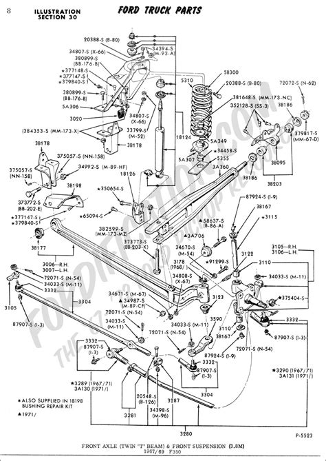 Ford Truck Technical Drawings And Schematics Section A Frontrear