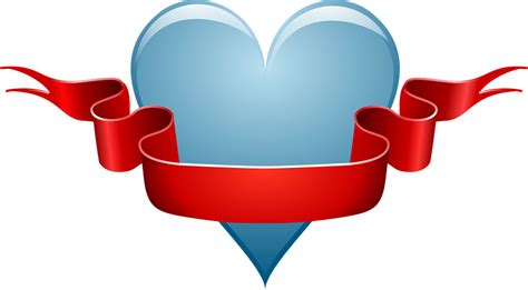 Download Heart Love Ribbon Royalty Free Vector Graphic Pixabay