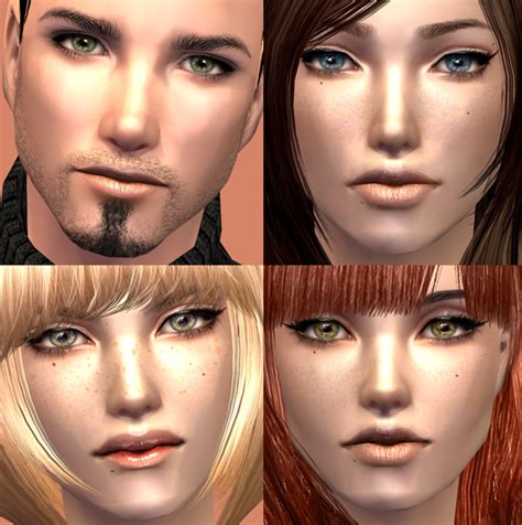 Realistic Skins Sims 4 Gambaran