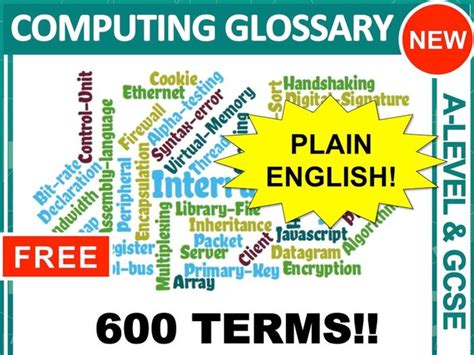 Computing Glossary Gcse And A Level Teaching Resources