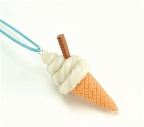 Ice Cream Cone Charm Extract From Tasty Trinkets Polymer Clay Food Jewellery Twenty To Make