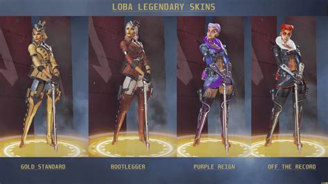 Loba Legendary Skins Which One Do You Think Is The Best Apexlegends