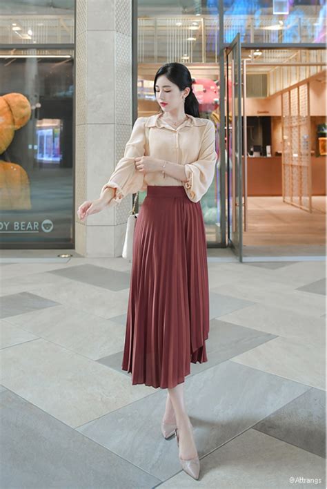 korean fashion style 2019 trends long skirt fashion korean fashion