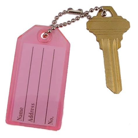 Shop For And Buy Key Identifier Tag Plastic Keytag With Bead Chain