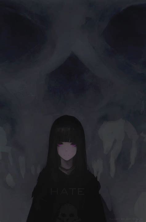 Anime Girl Mask Dark Wallpapers Wallpaper Cave