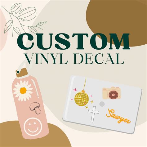 Custom Decal Custom Vinyl Decal Company Decal Personalize Decal