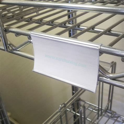Buy Clip Ob Label Holders For Chrome Wire Shelving