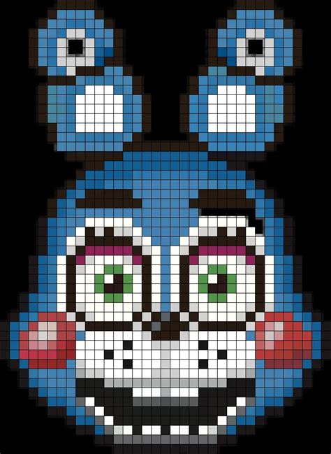 Fnf Pixel Art Grid Fnaf Hama Koraliki Cuadricula Pixelados Pixelart