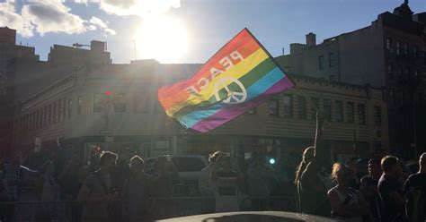 At Stonewall Inn A Gay Rights Landmark A Vigil In Pride And Anger