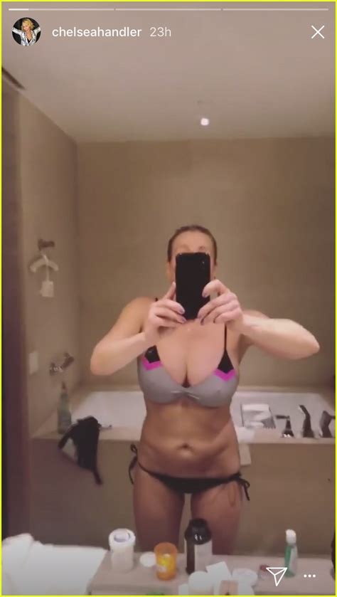 Chelsea Handler Shows Off What Happens When She Tries To Get Into Her Bikini Photo