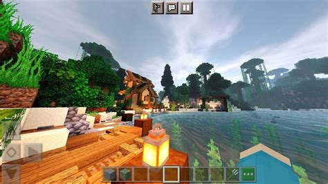 Minecraft Pe Shader Dspe X Shader Texture Pack 64 X 64 Youtube