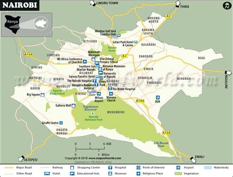 Nairobi City Map 