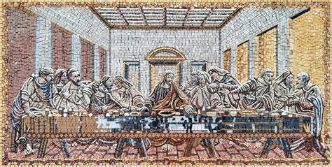 The Last Supper Mosaic Mosaic Natural
