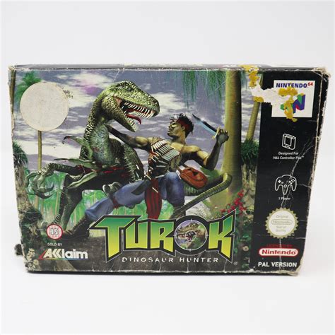 Turok Dinosaur Hunter Nintendo N Game Authentic Misiondeamor Com Mx