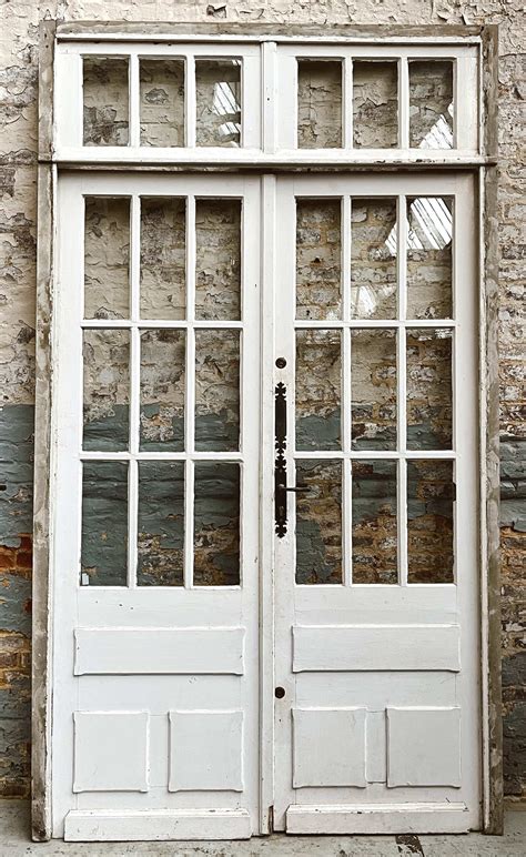 A Pair Of French Glazed Doors