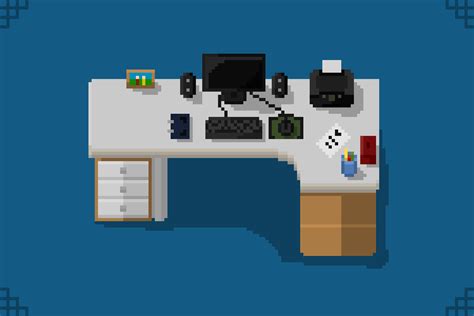 Oc Newbie My Desk For Pixel Dailies Pixelart