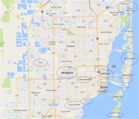 Miami E Região Em Mapas Conheça As Cidades Ao Redor