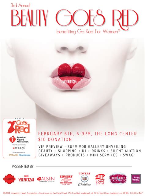 Go Red With Us This Thursday — At Beauty Goes Red Milk Honey Blog