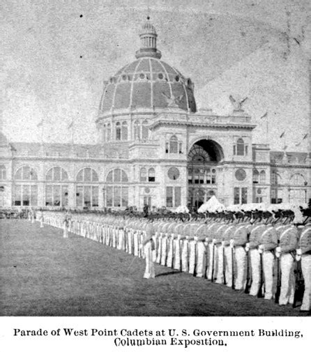 West Point Cadets Encampment On The Fairgrounds Chicagos 1893 World