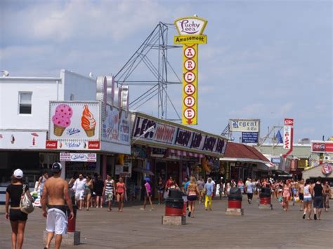 Pictures Jersey Shore Boardwalk Boardwalk At Seaside Heights At