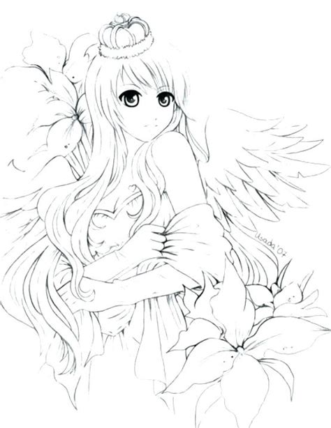 Anime Emo Girl Coloring Pages At Free Printable