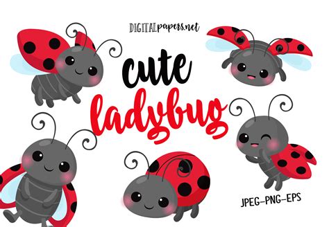 Cute Ladybug Graphic By Dipa Graphics · Creative Fabrica