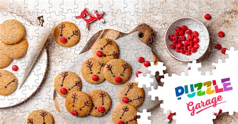 Christmas Cookies Jigsaw Puzzle Holidays Christmas Puzzle Garage
