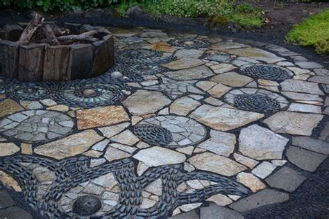 Patio stones & paving slabs. Amazing DIY Slate Patio Design and Ideas (With images ...
