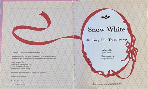 Vintage Snow White Book Fairy Tale Fairy Tale Treasury Etsyde