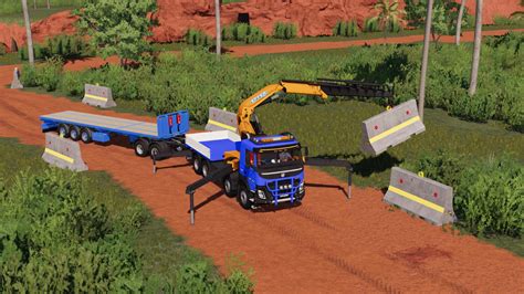 Volvo Fmx 8x4 Crane Truck V11 Fs19 Farming Simulator 22 мод Fs 19 МОДЫ