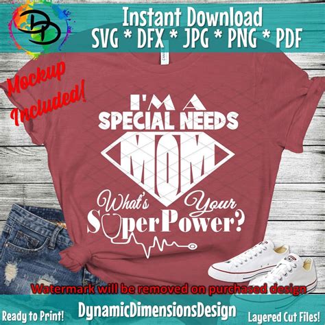 I M A Special Needs Mom What S Your Super Power Svg Etsy