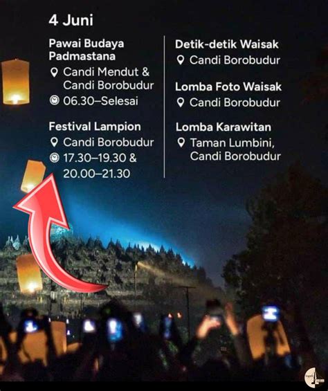 Info Jateng On Twitter Rundown Puncak Peringatan Waisak Festival