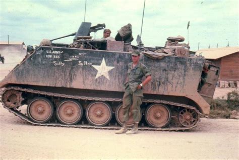 An M113 Armored Personnel Carrier Attached To The 9th Infantry Division