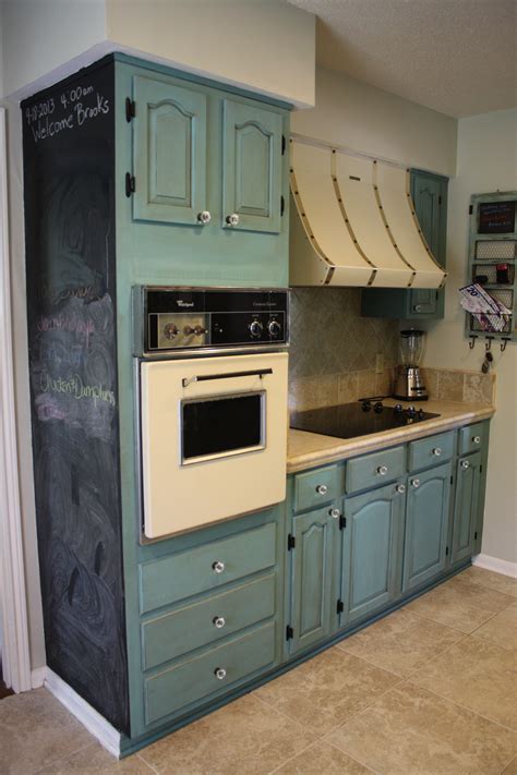 You want a surface that's durable and wipeable, so you won't be. Painting Kitchen Cabinets with Annie Sloan Chalk Paint ...