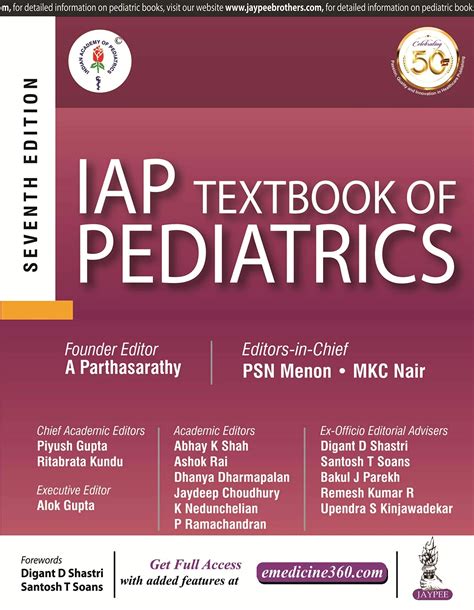 Iap Textbook Of Pediatrics By Parthasarathy A Wishallbook Online