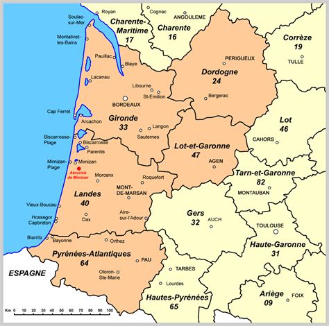 Aéroclub de Mimizan - Section Aéromodélisme - Plan d'accès en Aquitaine