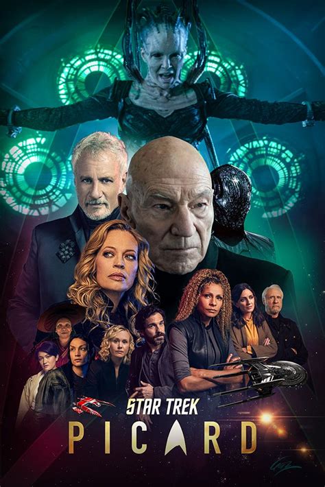 Picard Season 2 Wall Poster By Pzns On Deviantart In 2022 Star Trek