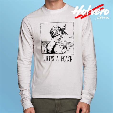 life is a beach vintage long sleeve t shirt