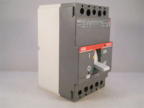 ABB MCCB 100 Triple Pole 100A SACE S1 S1B Circuit Breaker