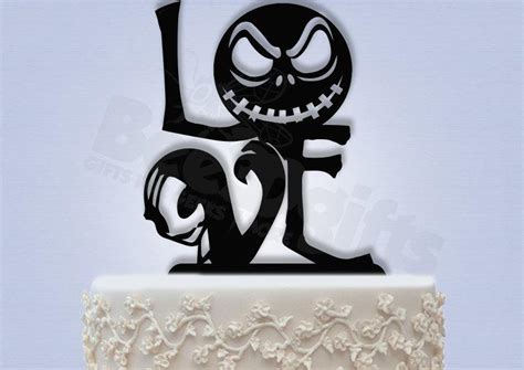 Jack And Sally Love Cake Topper Nightmare Before Christmas 2419569