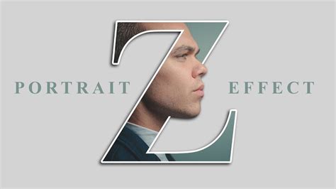 Letter Portrait Text Effect Photoshop Tutorial Elite Designer