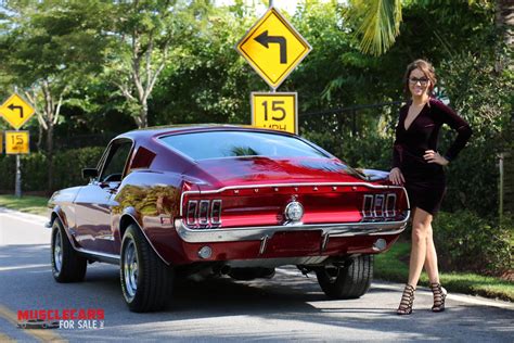 Mustang Girl 1968 Ford Mustang Fastback Ford Mustang Classic Ford