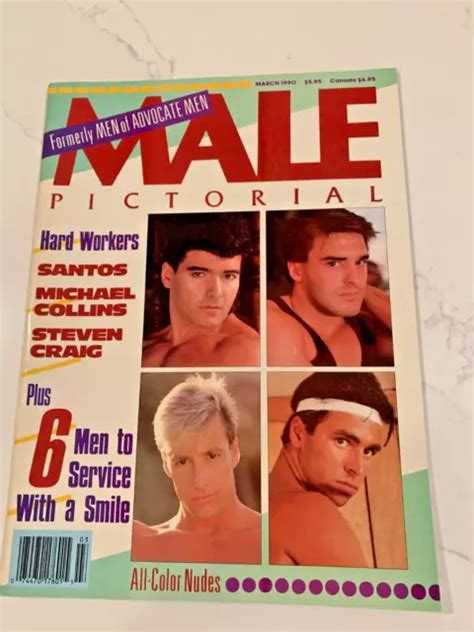 ADVOCATE MEN MALE Pictorial March 1990 Vintage Gay Interest 14 99